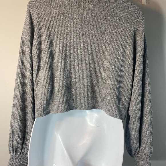 Hollister Gray Cowl & Turtlenecks Sweater - Picture 4 of 7